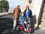 Bob, Adrienne, Alison at the Grand Canyon