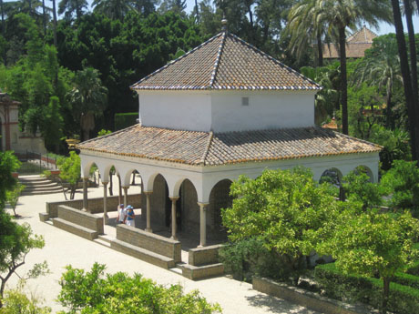 Cenador de la Alcoba in the Gardens of the Real Alcazar in Seville