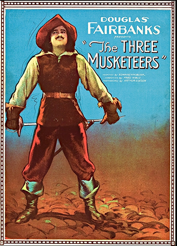 Poster featuring Fairbanks as a Musketeer