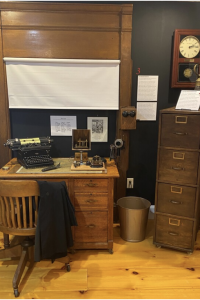 Recreation of a Train Depot telegraph Station at NH Telephone Museum